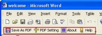 Word to PDF Converter 4.0 screenshot. Click to enlarge!