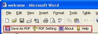 Word to PDF Converter 4.0 screenshot. Click to enlarge!