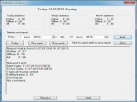 Working time manager 2.5 screenshot. Click to enlarge!
