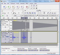 X-Audacity 2.1.3 [rev10] screenshot. Click to enlarge!