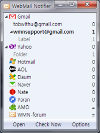 X-notifier for Chrome 3.3.10 screenshot. Click to enlarge!
