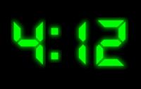 XClock Digital Clock Screen Saver 2.0 screenshot. Click to enlarge!