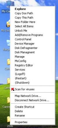 XP Context Tools 1.1.1 screenshot. Click to enlarge!