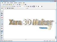 Xara 3D Maker 7.0 screenshot. Click to enlarge!