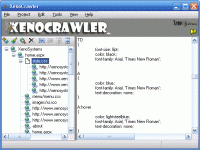 XenoCrawler 1.6 screenshot. Click to enlarge!