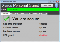 Xvirus Personal Guard 6.0.4.0 screenshot. Click to enlarge!
