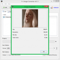 Y Image Converter 0.1.3 screenshot. Click to enlarge!