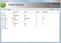 Yadis! Backup 1.10.9 screenshot. Click to enlarge!