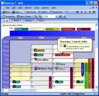YearPlanner 2.5.8 screenshot. Click to enlarge!