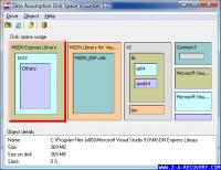 Z.A. Disk Space Visualizer 1.2 screenshot. Click to enlarge!