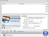 ZC AVI to DVD Creator 6.6.4 screenshot. Click to enlarge!