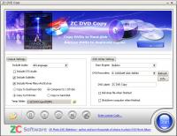 ZC DVD Copy 1.3.2 screenshot. Click to enlarge!