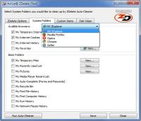 ZDelete Internet Eraser 7.1.5 screenshot. Click to enlarge!
