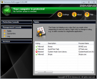 Zemana AntiLogger 2.72.2.345 screenshot. Click to enlarge!