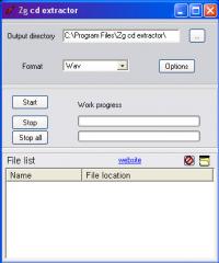 Zg cd extractor 1.01 screenshot. Click to enlarge!