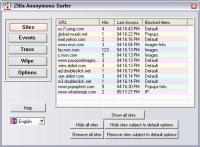 Zilla Anonymous Surfer 3.0.0.3 screenshot. Click to enlarge!