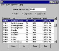 Zip Code Companion 4.14 screenshot. Click to enlarge!