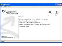 ZipRecovery 1.6.1007 screenshot. Click to enlarge!
