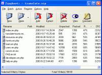 Zipghost 3.71 screenshot. Click to enlarge!
