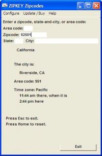 Zipkey 8.07E screenshot. Click to enlarge!