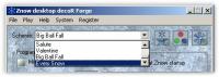 Znow desktop decoR Forge 1.1.1 screenshot. Click to enlarge!