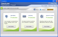 ZoneAlarm Free Antivirus   Firewall 15.1.504.17269 screenshot. Click to enlarge!