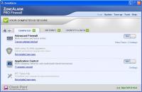 ZoneAlarm Pro Firewall 15.1.501.17249 screenshot. Click to enlarge!