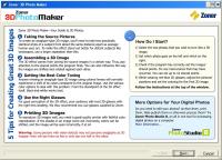 Zoner 3D Photo Maker 1.0 screenshot. Click to enlarge!