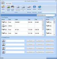 bio-iVault Virtual Drive 2.6.4 screenshot. Click to enlarge!