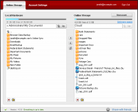 cCloud 3.0.8.84 screenshot. Click to enlarge!