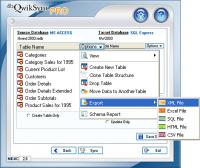 dbQwikSync PRO 1.3 screenshot. Click to enlarge!