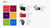 eBay for Windows 8 1.2.5.5 screenshot. Click to enlarge!