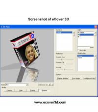 eCover 3D 2.0 screenshot. Click to enlarge!