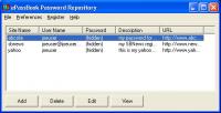 ePassBook Password Repository 1.6 screenshot. Click to enlarge!
