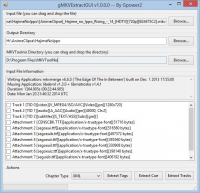 gMKVExtractGUI 1.9.2.0 screenshot. Click to enlarge!
