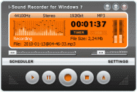 i-Sound Recorder for Windows 7 7.5.0.0 screenshot. Click to enlarge!