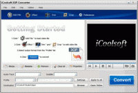 iCoolsoft 3GP Converter 3.1.10 screenshot. Click to enlarge!