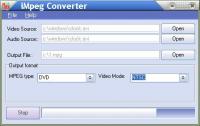 iMpeg Converter 3.9 b7 screenshot. Click to enlarge!