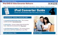 iPod Video Converters 2.0 screenshot. Click to enlarge!