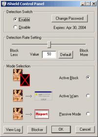 iShield 1.0.18.39 screenshot. Click to enlarge!