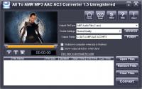 iWellsoft All to AMR MP3 AAC Converter 1.8 screenshot. Click to enlarge!