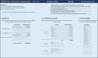 indzara Personal Finance Manager screenshot. Click to enlarge!
