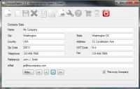 invoiceFabric 1.2.5 screenshot. Click to enlarge!