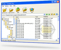 jZip 2.0.0.135670 screenshot. Click to enlarge!