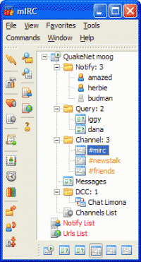 mIRC 7.46 screenshot. Click to enlarge!