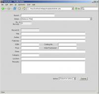 myphpbooks 1.1 screenshot. Click to enlarge!