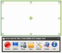 oCam 406.0 screenshot. Click to enlarge!