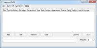 openAviToGif 0.5.1 Beta screenshot. Click to enlarge!