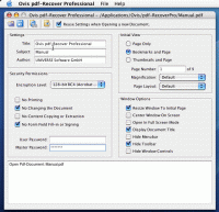 pdf-Recover Professional 9.1.0 screenshot. Click to enlarge!