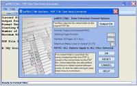 pdfDX PDF File Text Data Extractor 1.2.2.0 screenshot. Click to enlarge!